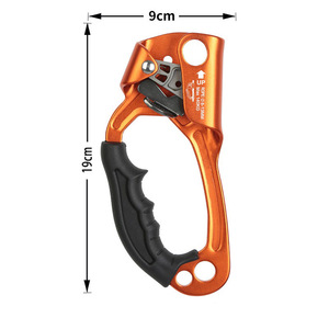 Abrazadera de Cuerda de Aluminio Personalizada de Alta Calidad LFEDC para Rappel en Árboles Mano Derecha o Izquierda para Escalada en Roca y Montaña - Product Image 4