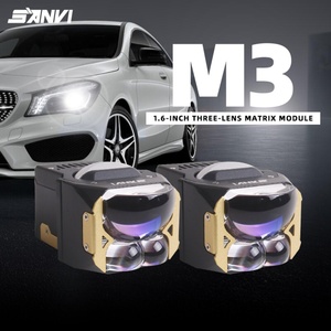 Front Light 1.6 Inch M3 Led Module Super Bright Led Projector Lens Headlights Retrofit Led Lens Car Lamp 5500K - Product Image 3