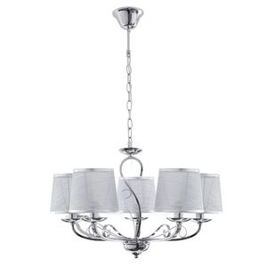 Lámpara 5xE14, cromo, dimensiones: 53x53 cm, ideal para iluminar espacios modernos y contemporáneos. - Product Image 1