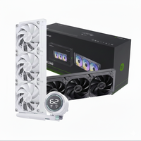 Refroidisseur AIO magnétique rapide ARGB 120x120x25mm, silencieux 25dBA, refroidissement liquide pour Intel LGA1851 1700 et pour les joueurs AM5