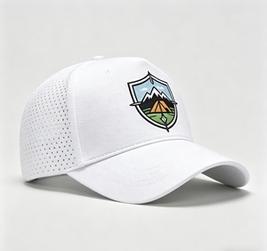 Gorra Trucker Blanca Bordada Personalizada, Unisex, Transpirable, de Malla, Ajustable, para Deportes al Aire Libre - Product Image 3