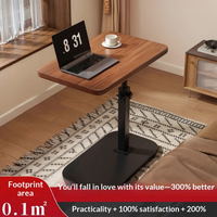 Table d'appoint pliable et réglable pour canapé, table à thé pour la maison, table d'étude pour étudiants en dortoir, mobilier de salon