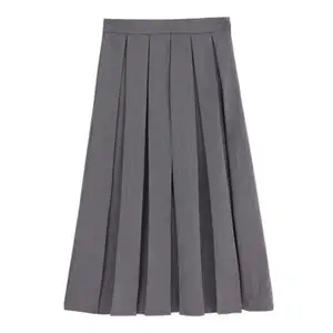 Suede Wear Package Hip Midi Pencil Knitting Skirt YARN DYED Support Lady Women Solid Office Casual Summer OEM Service Adults