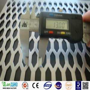 קיר פנל באיכות גבוהה ברזל דקורטיבי מתכת מורחבת פנל אלומיניום רשת מתכת מורחבת גדר - Product Image 4