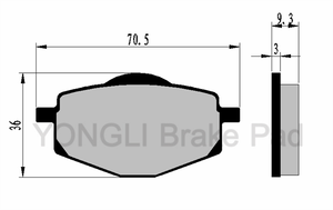 Plaquettes de frein à disque pour <span class=keywords><strong>moto</strong></span> neuves en gros pour Yamaha YBR <span class=keywords><strong>125</strong></span> et scooter Eggy 125cc, directement de l'usine en Chine - Product Image 6