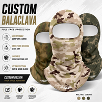 Masque intégral camouflage respirant personnalisé pour homme, adapté aux masques coupe-vent pour la chasse et la randonnée