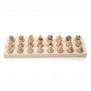 Shi Sheng mới rắn gỗ hình nón Vòng giữ khay cho truy cập cho thấy cơ sở gỗ cửa hàng trang trí nội thất - Product Image 6