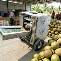 Machine à peler les noix de coco commerciale en acier inoxydable 304 pour les magasins de boissons froides et les hôtels