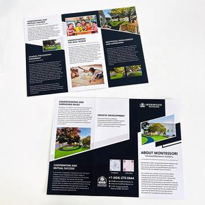 Brochure de dépliant d'impression de logo d'entreprise de conception personnalisée de haute qualité Brochure de brochure publicitaire avec impression recto verso - Product Image 6
