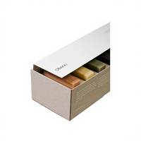 Boîtes cadeaux écologiques recyclables personnalisées pour entreprises, finition brillante, structure rigide, fermeture magnétique, emballage de bougies, petit format
