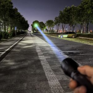 LEP Laser Thrower <strong>Flashlight</strong> 21700 Emergency Super Bright Torchlight Tactical <strong>Flashlight</strong> Rechargeable Torch - Product Image 1