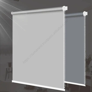 Persianas Enrollables Manuales para Ventanas, Económicas, de Fábrica, al por Mayor, Persianas de Tela para Oficina y Dormitorio - Product Image 3