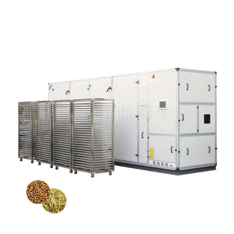Secador de alimentos eléctrico o Industrial de Gas con bomba de calor, ahorro de energía, aire caliente, máquina de secado de frutas
