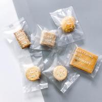 Sacs à biscuits personnalisés avec logo, sacs thermoscellables, sacs refermables, matériau de qualité alimentaire pour le stockage des beignets, des bonbons, des biscuits, des gâteaux