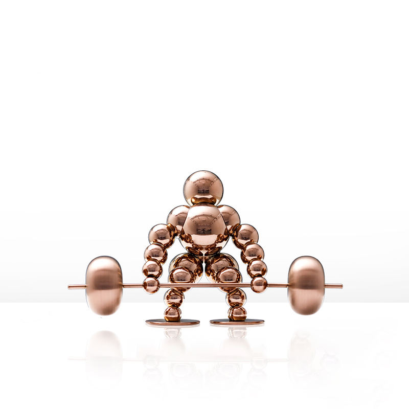 Ornement prêt à partir-or rose