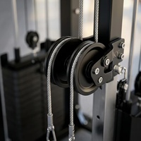 Machine Smith multifonction avec logo personnalisé, équipement de gym en acier inoxydable, combinaison Power Rack pour club de fitness professionnel