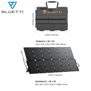 Produits d'énergie solaire <span class=keywords><strong>Bluetti</strong></span> <span class=keywords><strong>120W</strong></span> 200W 350W Kit de panneaux solaires pliables flexibles de 420 watts - Product Image 3