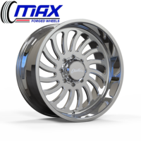 Jantes forgées 22x12 24x14 26x14 22x12 8x180 pour GMC Sierra 2500HD 3500HD pour Chevy Silverado 2500HD Super Single Style 4x4