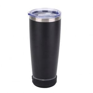USB Wireless <b>Music</b> Sublimation Stainless Steel Tumbler Bluetooth Speaker White Smart Gym Outdoor Activity Drinking Water Bottles - Product Image 1
