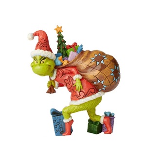 Adorno Navideño de Resina Pintado a Mano en 3D del <span class=keywords><strong>Grinch</strong></span>, con Mini Árbol de Navidad, Colgante Decorativo, Personaje de Película, Regalo Navideño - Product Image 6