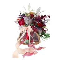 Bouquet de mariée en forme de goutte d'eau, bouquet de fleurs artificielles de simulation pour mariage