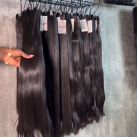 Paquete de Cabello Humano Virgen de Grado Salón 12A, Cabello Natural Indio de un Solo Donante, 100% Alineado con la Cutícula, Sin Enredos