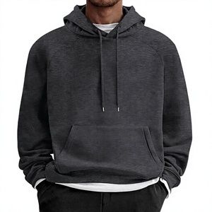 Sweat à capuche en molleton épais pour homme avec poche kangourou, cordon de serrage réglable, poignets côtelés, coupe décontractée, streetwear - Product Image 1