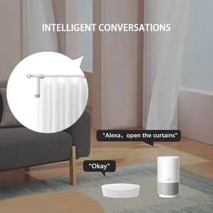 Automatic <strong>Curtain</strong> Openers Aluminum Motorized Roman <strong>Curtain</strong> Rods with Tuya Wifi Smart Remote Control <strong>Electric</strong> DC <strong>Motor</strong> <strong>for</strong> Home - Product Image 5
