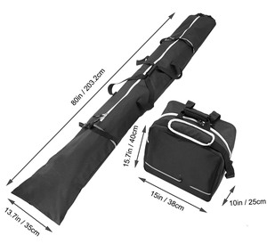 Housse de snowboard rigide personnalisée avec logo, antivol, avec port USB, pour le voyage, le rangement et la protection, en polyester - Product Image 3