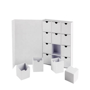 Custom empty handmade gift packaging boxes paper <strong>advent</strong> <strong>calendar</strong> <strong>tea</strong> - Product Image 1
