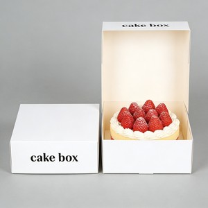 Scatola <span class=keywords><strong>per</strong></span> Torte Riciclabile Personalizzata in Cartone <span class=keywords><strong>per</strong></span> <span class=keywords><strong>Alimenti</strong></span>, Confezione <span class=keywords><strong>per</strong></span> Dolci e Dessert, Scatola Pieghevole Monopezzo Fustellata <span class=keywords><strong>per</strong></span> Asporto Torte - Product Image 6