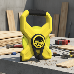 Stanley Tape Measure 30m Open Frame Fiberglass Measuring <b>Tool</b> - Product Image 3