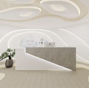Zs <b>Simple</b> Bar Company Reception <b>Desk</b> Luminous Light Strip Office Hotel Mall Front <b>Desk</b> Barber Shop Billiards Room Cashier - Product Image 4