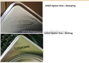 Plateau de Gastronom d'acier inoxydable, casseroles de GN, plateau de service de nourriture avec le certificat de NSF - Product Image 6