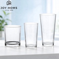 Tasse à boire en verre trempé, résistante à la chaleur, transparente, pour bière, café, lait, usage domestique, vente en gros