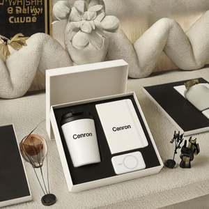 Customized Leather A5 <b>Notebook</b> Vacuum Tumbler Corporate Gift <b>Set</b> for Business Recognition-Christmas Promotional Gift Made China - Product Image 3