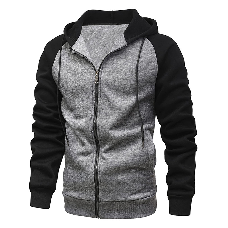 Dark grey + black
