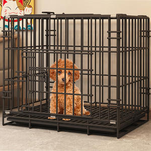 Jaula para Perros QH de Doble Puerta, Metálica, Plegable, Grande, Resistente, con Valla Soldada - Product Image 2