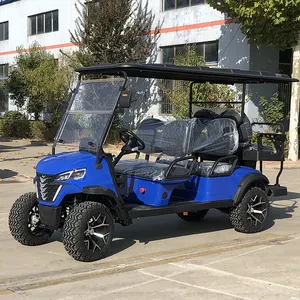 Elektrikli 4 kişilik Golf arabası fabrika doğrudan kulübü Golf arabası eğlence ve eğlence etkinlikleri için uygundur