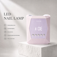 Lampe de séchage rapide professionnelle rechargeable 120W sans fil pour manucure, perceuse à ongles à aspiration, lampe LED UV pour ongles