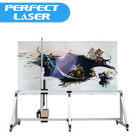 Impresora de Inyección de Tinta para Fotos 3D, Doble Boquilla, Pulverización Vertical Inteligente, Pantalla Táctil Inalámbrica, 1200x1200dpi, Máquina de Impresión de Paredes