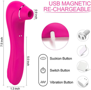 Masturbateur féminin rechargeable en silicone, stimulateur de mamelons, masseur à succion, 10 fréquences, USB, jouets sexuels pour adultes, érotique - Product Image 3