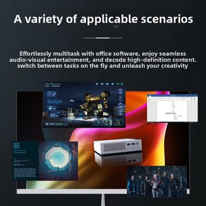 Mini <span class=keywords><strong>PC</strong></span> de Escritorio H242, Intel Core I7, SSD, 14 Núcleos, 1 Año de Garantía, Control Industrial, Oficina, Hogar, Juegos, Aprendizaje en Línea, Bricolaje - Product Image 4