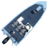 H518 16ft All Welded Aluminium Fishing Jon Boats à vendre