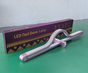 Lampe de bureau carrée pour nail art avec éclairage supplémentaire, <span class=keywords><strong>luminaire</strong></span> de beauté pliable, lampe de bureau pour nail art - Product Image 4