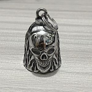 Pendentif Crâne en Acier Inoxydable yunnique, Breloque Thème Moto, Cadeau Unisexe, Accessoire pour Motard - Product Image 4