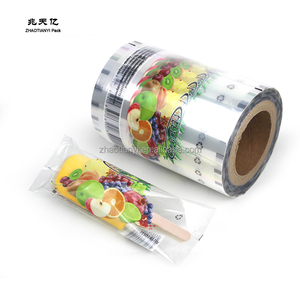 Meilleure vente de laminage OPP cpc métallisé Film aluminisé rouleau imprimé, crème glacée emballage Popsicle Film plastique rouleau - Product Image 3