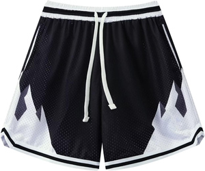 Short de basket-ball double couche pour homme respirant grande taille Vêtements de sport Vente en gros directe d'usine Certifié BSCI - Product Image 1