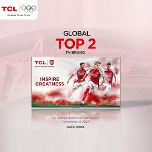 Téléviseur intelligent <span class=keywords><strong>TCL</strong></span> 55 pouces 4K UHD HDR LED <span class=keywords><strong>Android</strong></span> avec -Boîtier noir- Version mondiale - Product Image 2