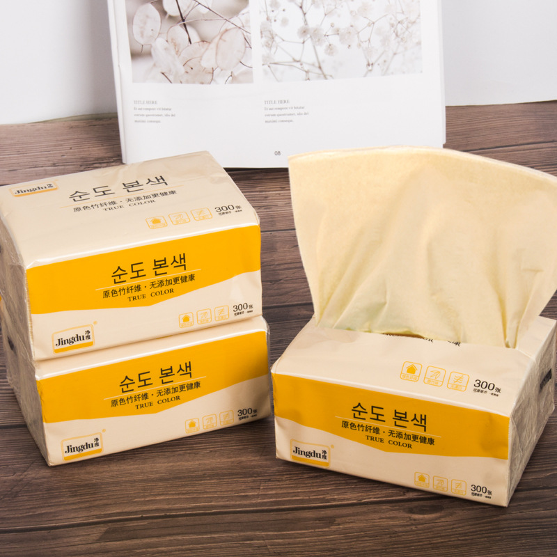 OEM бамбуковая ткань лицевая 3 слоя бамбуковая лицевая Бумага Оптовая Бамбуковая ткань лицевая